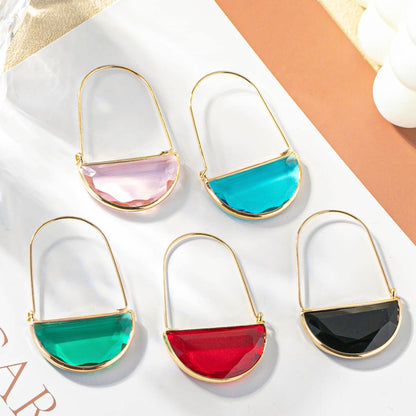 Elegant Emerald Statement Earrings ✨