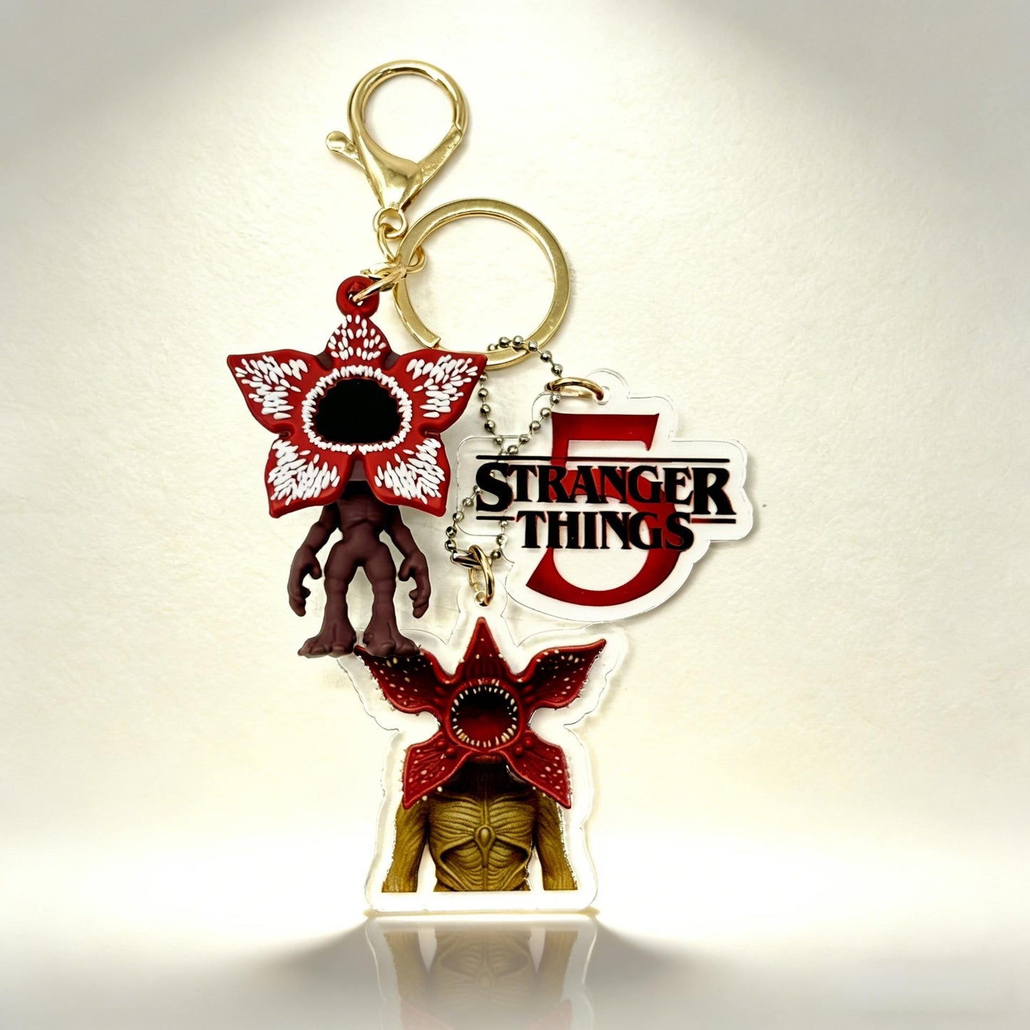 🌟 Stranger Things Inspired Keychain