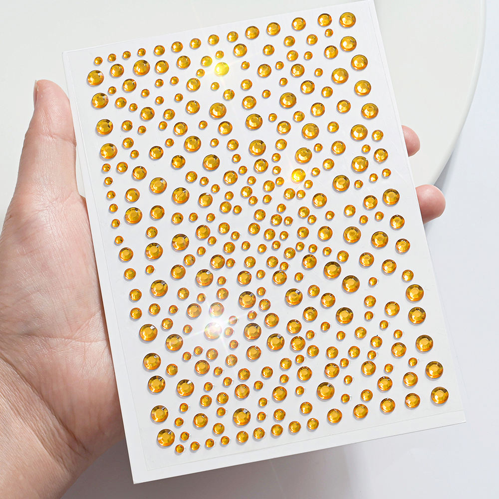 Acrylic Rhinestone Decorative Beans