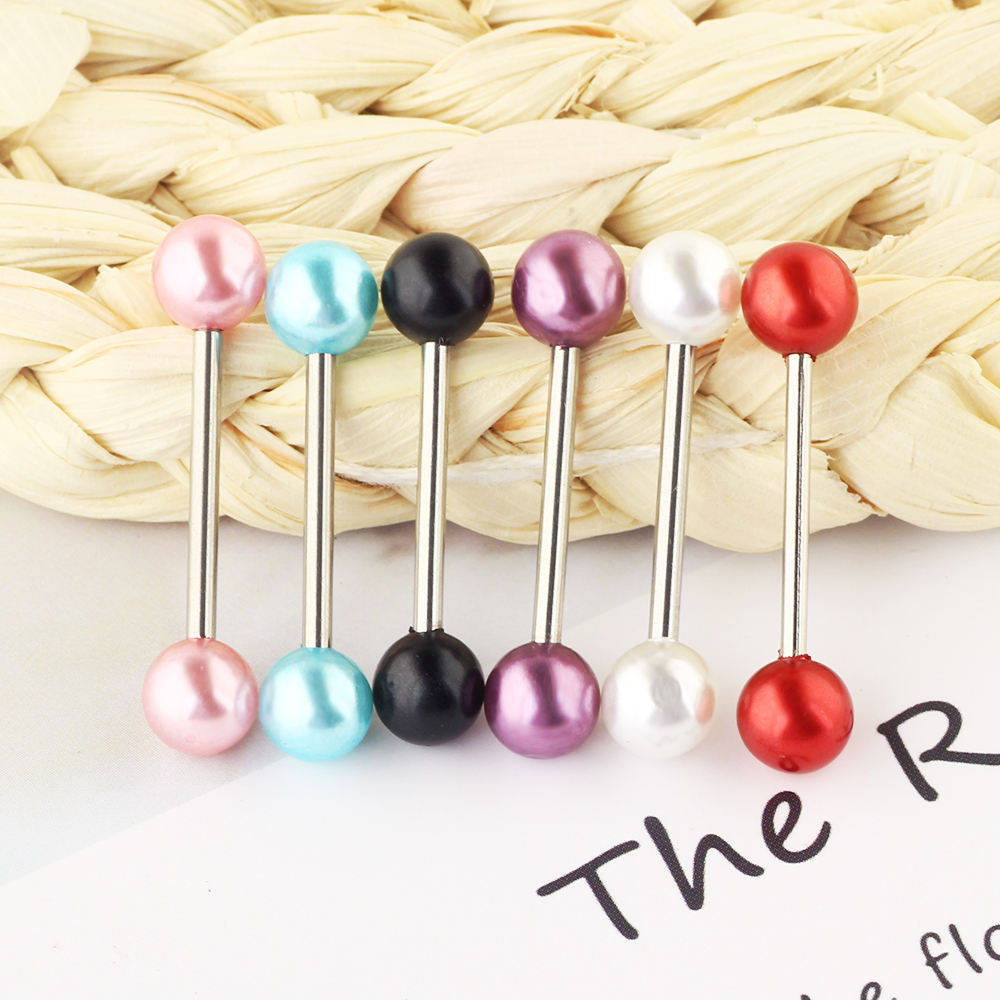 ✨ Classic Pearl Barbell Pin ✨