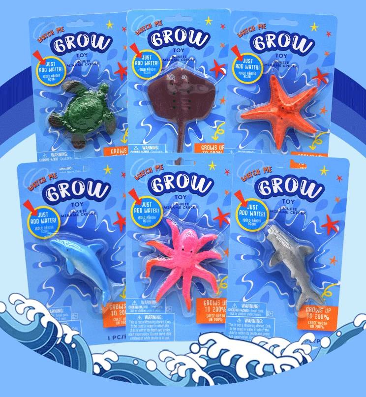 🌊Magic Water Growing Sea Animals Toy 🐙🐬⭐