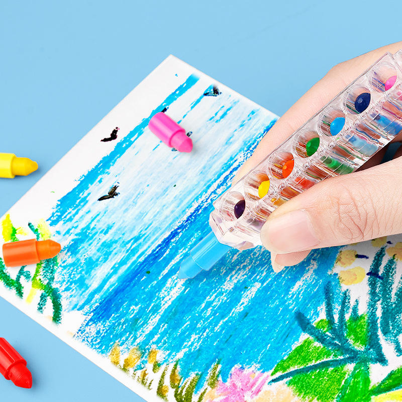 🌈 12 Colors Crayon Set 🖍️✨