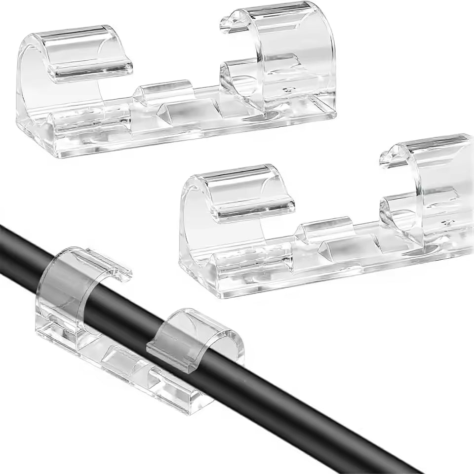 ✨ Transparent Multi-Purpose Plastic Clips – Compact & Lightweight