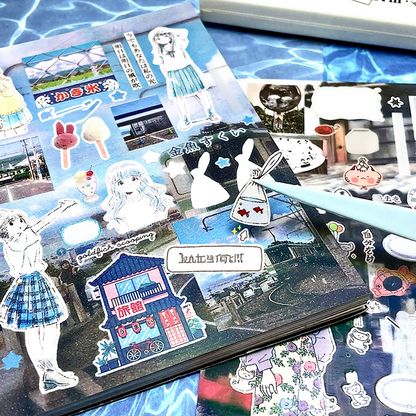🌸✨ Anime Sticker Book – Aesthetic Collection ✨🌸