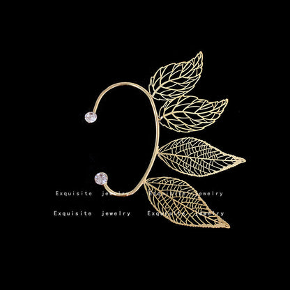 ✨ Elegant Leaf Ear Cuff / Ear Climber ✨