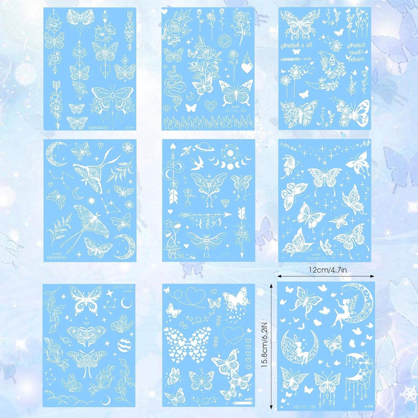🌟Glow-in-the-Dark Stickers – Celestial &amp; Nature Collection 🌙