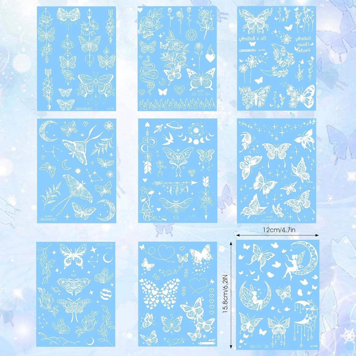 🌟Glow-in-the-Dark Stickers – Celestial &amp; Nature Collection 🌙