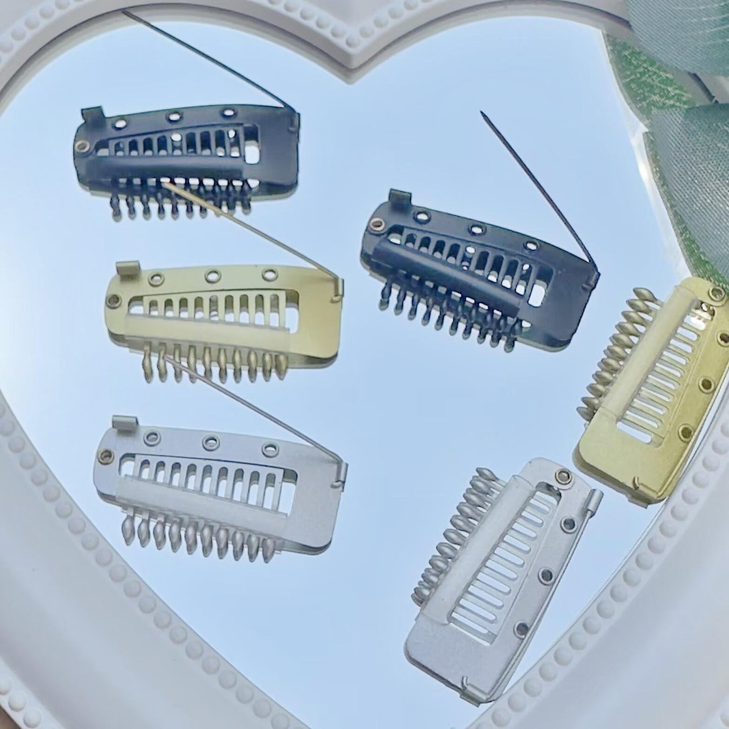 Metal Snap Hair Clips for Wigs & Extensions – Secure & Comfortable Hold 🌟