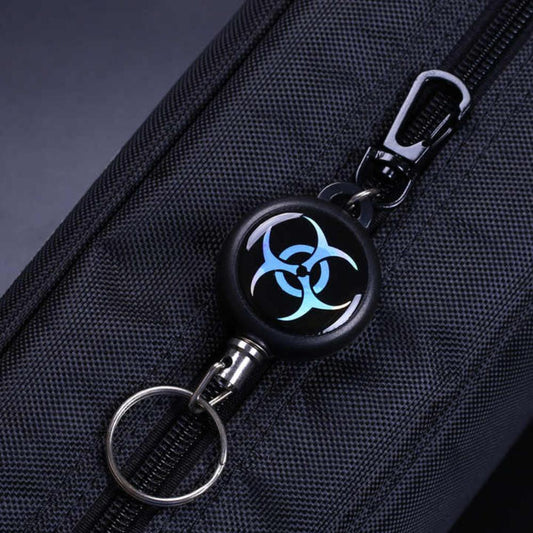 Automatic Retractable Wire Rope Key Chain