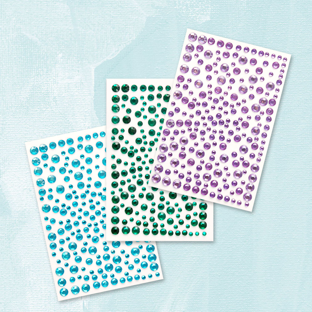 Acrylic Rhinestone Decorative Beans