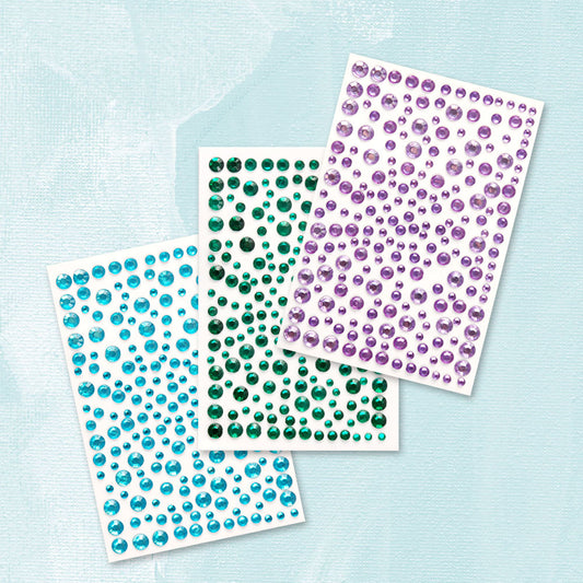 Acrylic Rhinestone Decorative Beans