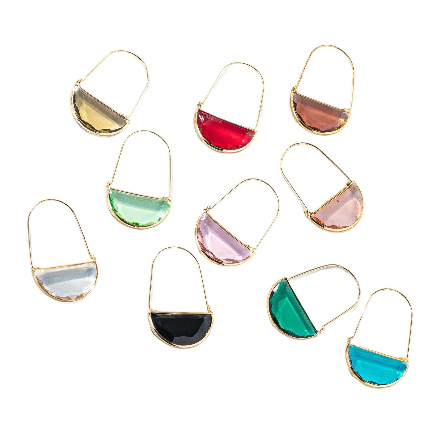 Elegant Emerald Statement Earrings ✨