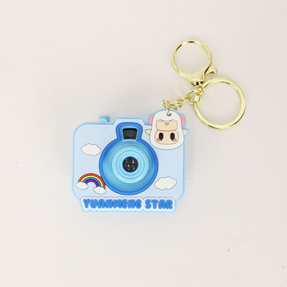 Small Camera Projector Light Keychain