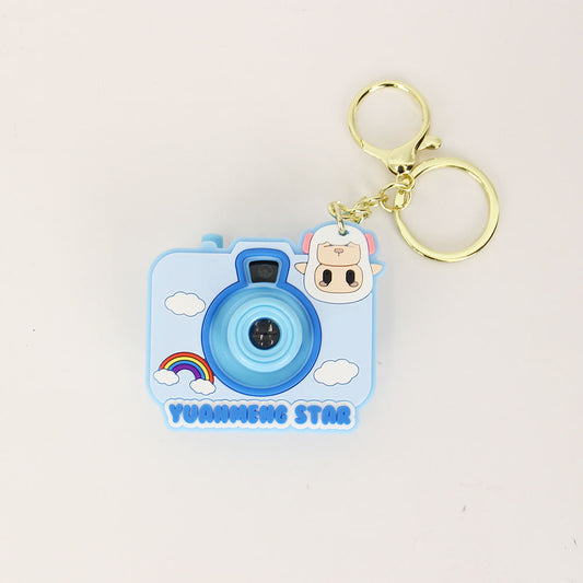 Small Camera Projector Light Keychain