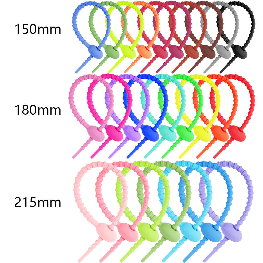 🌈✨ Silicone Cable Organizers — Tidy Up in Style! 🧩📎