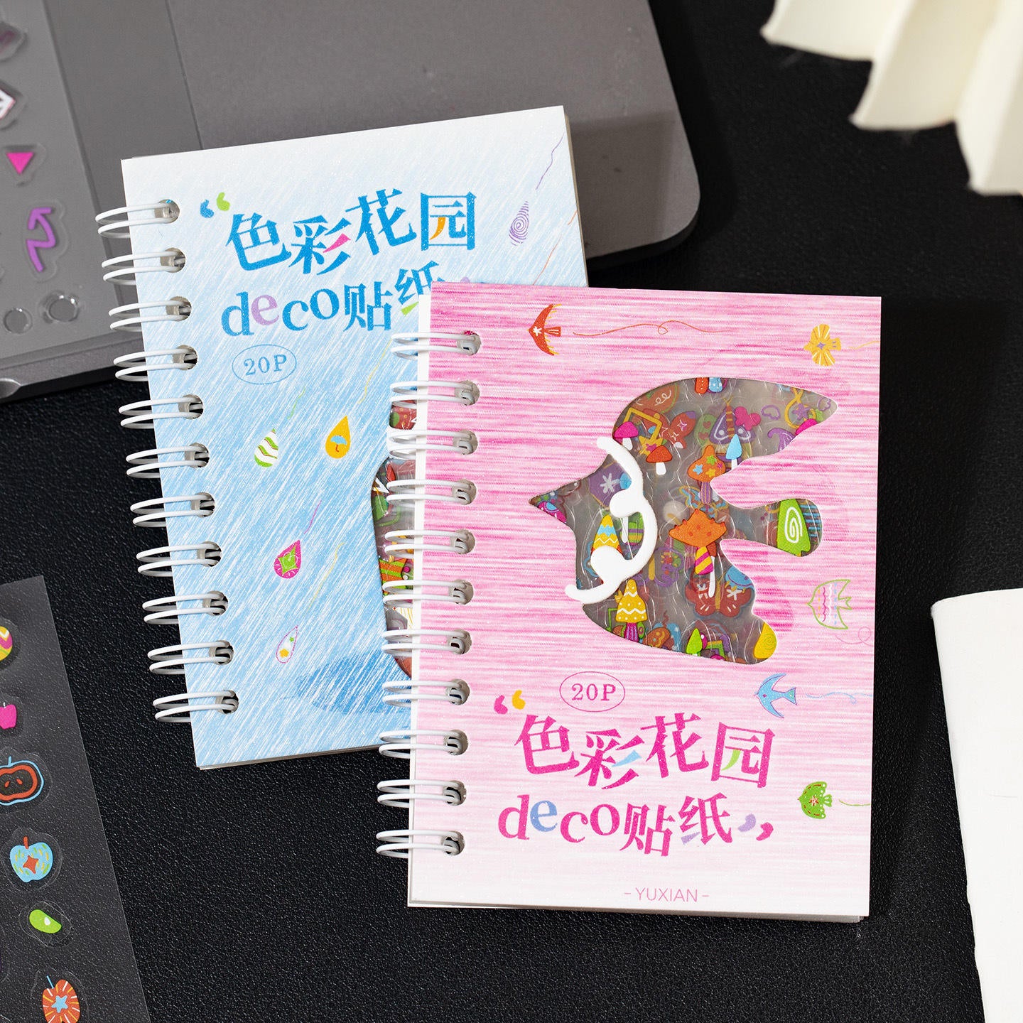 🌈 Cute Mini Character Stickers 🐶✨