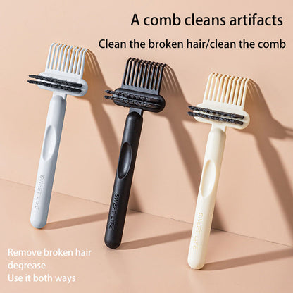 🧹 2-in-1 Hair Cleaning Brush Tool – Easy &amp; Mess-Free! ✨