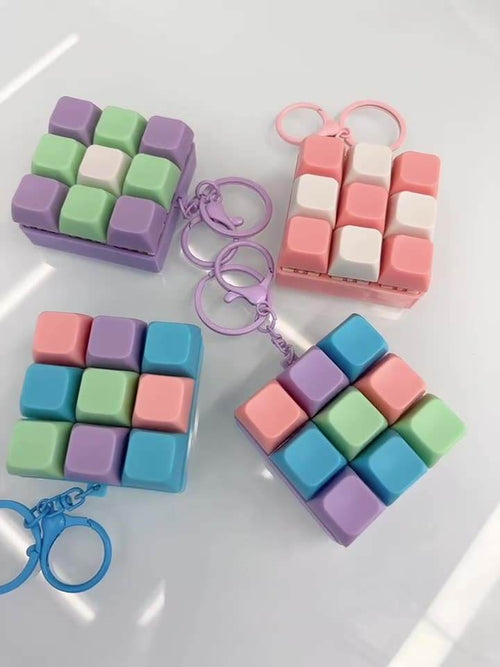 🌈 Pastel Infinity Cube Fidget Toy 🔁
