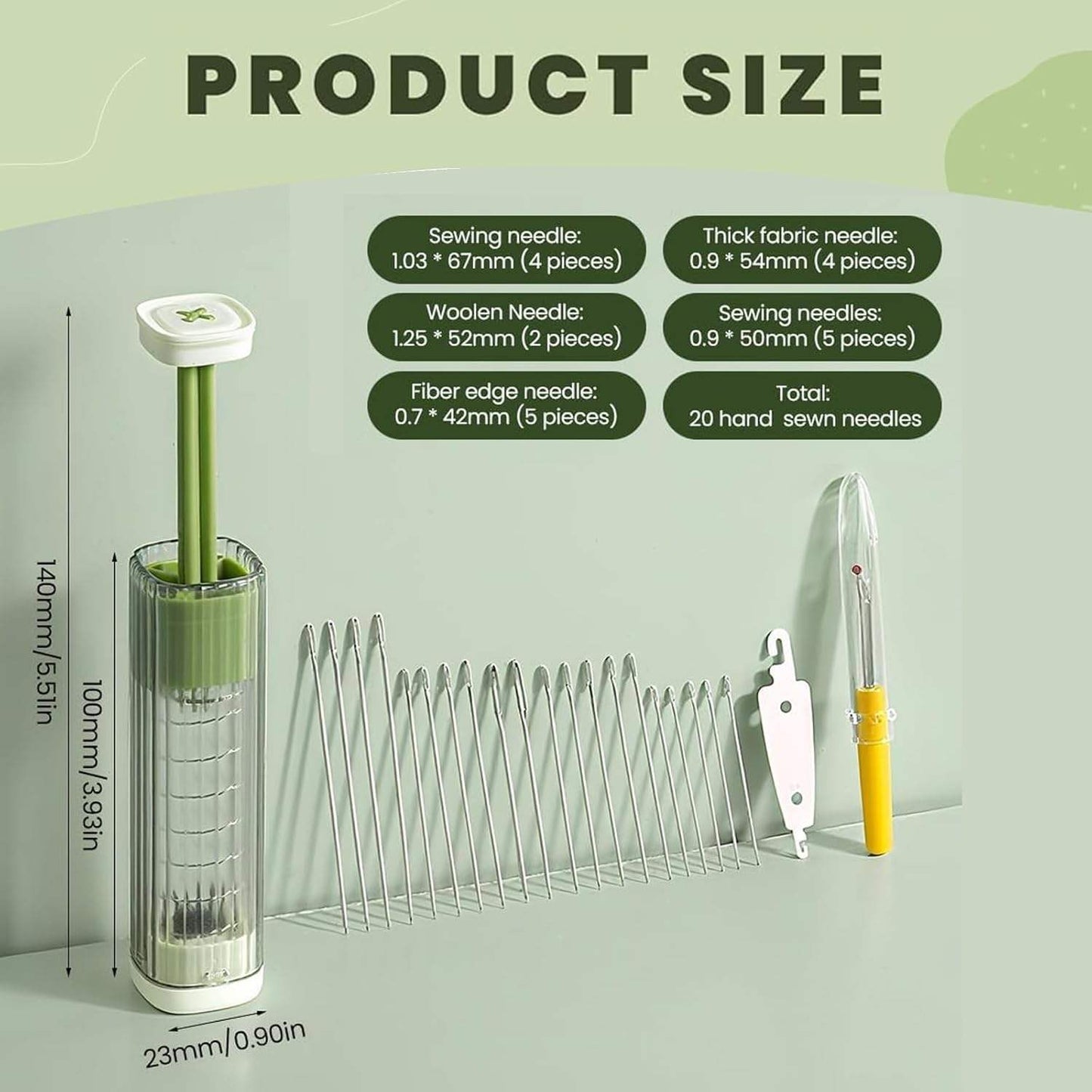 Smart Press Needle Storage Case 🧵✨