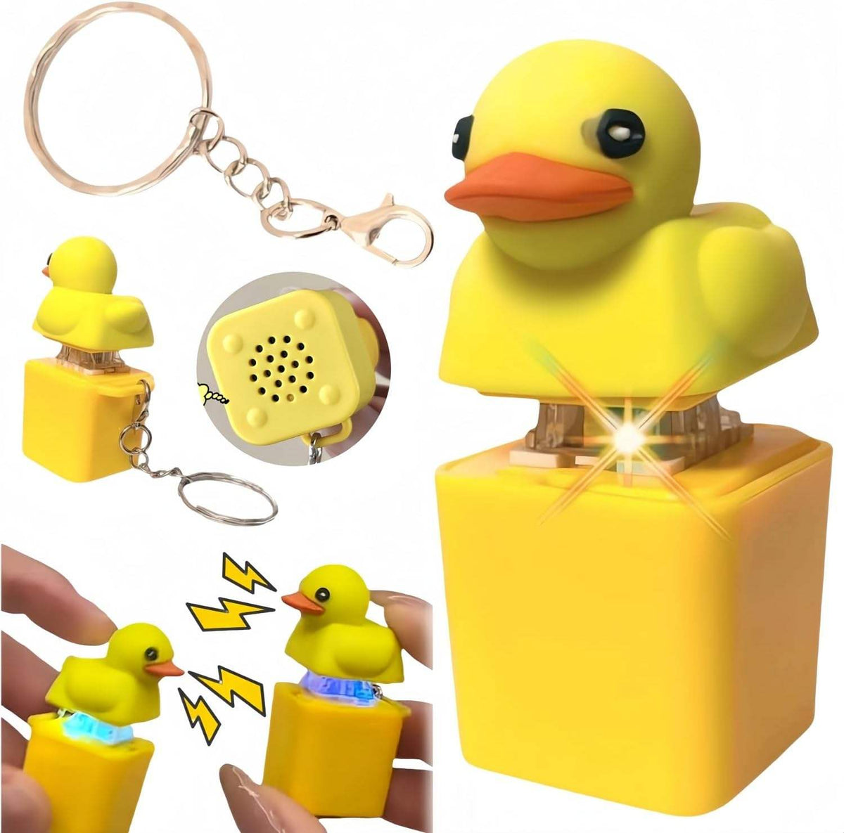 🐥 Duckeys Mini Mechanical Keychain — The Cutest Click Ever!