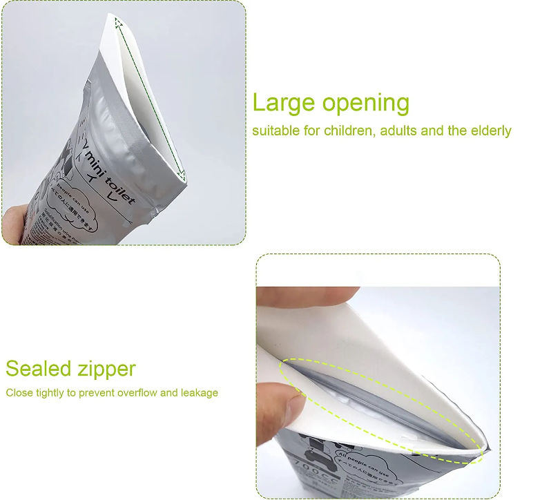 🚻 Emergency Mini Toilet Bags – Portable Hygiene Solution 🚻