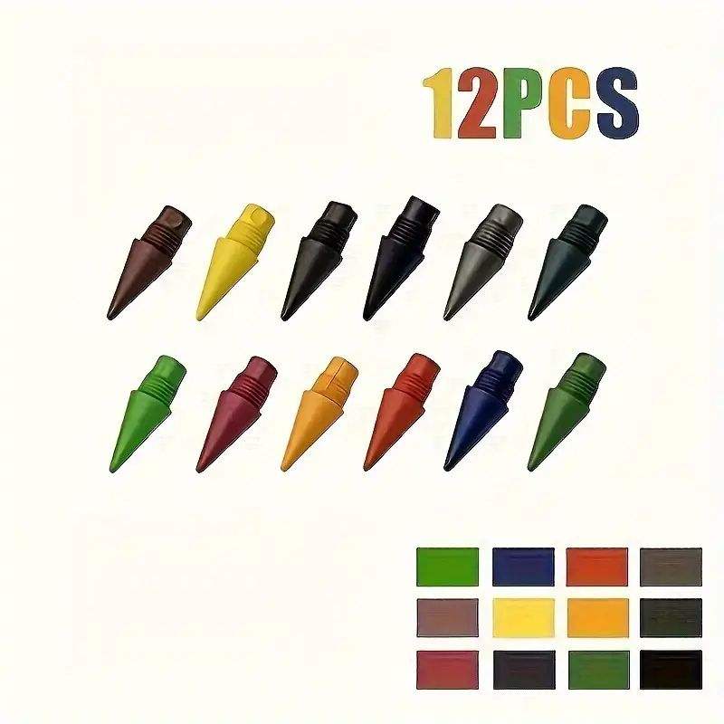 Refillable Lead Eternal Rainbow Crayon Pens for Kids & Artists