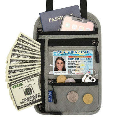 Travel Document Organizer Pouch