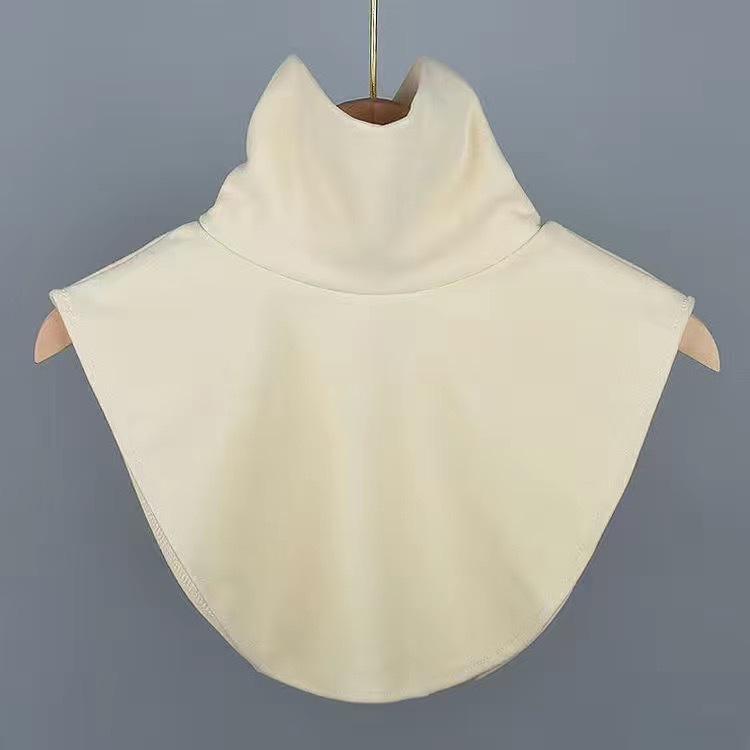 Women's Solid High Neck Mock Collar🧥