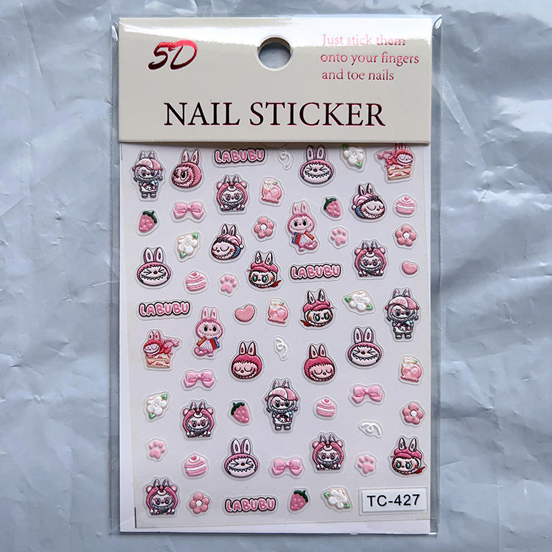 🎀 Cute Cartoon Nail Stickers 🎀