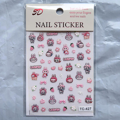 🎀 Cute Cartoon Nail Stickers 🎀