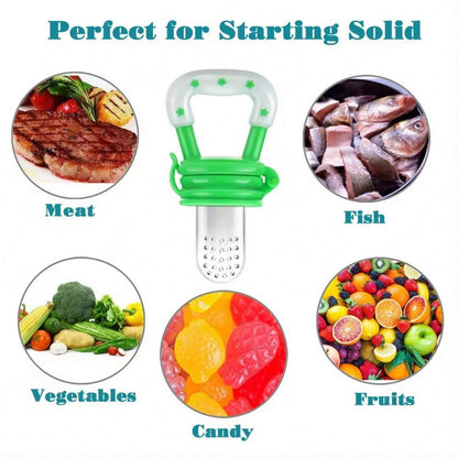 👶 Baby Fruit Feeder Pacifier – Safe & Easy Way to Feed Your Baby 🍓🍎