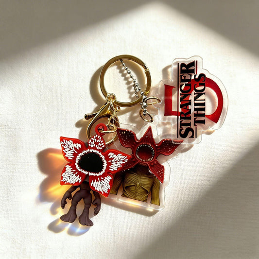 🌟 Stranger Things Inspired Keychain