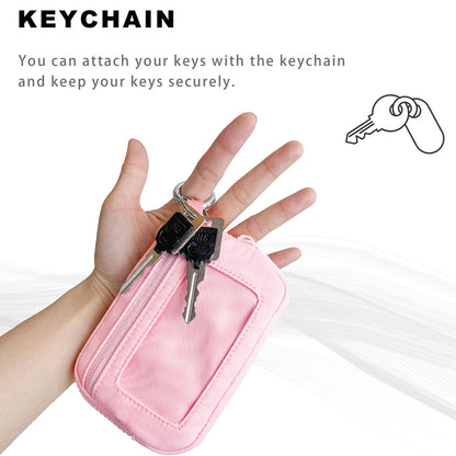 Mini Dual Pouch Wristlet Coin Bags Credit Card Holder🎒