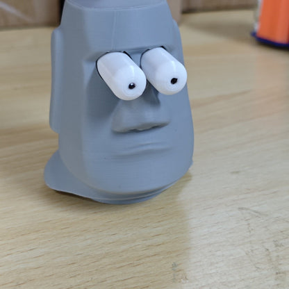 🗿 Funny Moai Push Toy / Desk Gadget