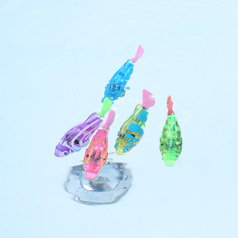 Colorful Robot Fish Waterproof Aquarium Bath