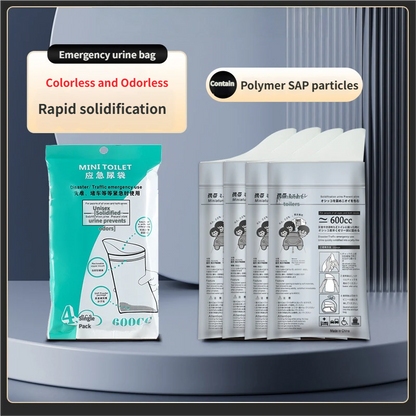 🚻 Emergency Mini Toilet Bags – Portable Hygiene Solution 🚻