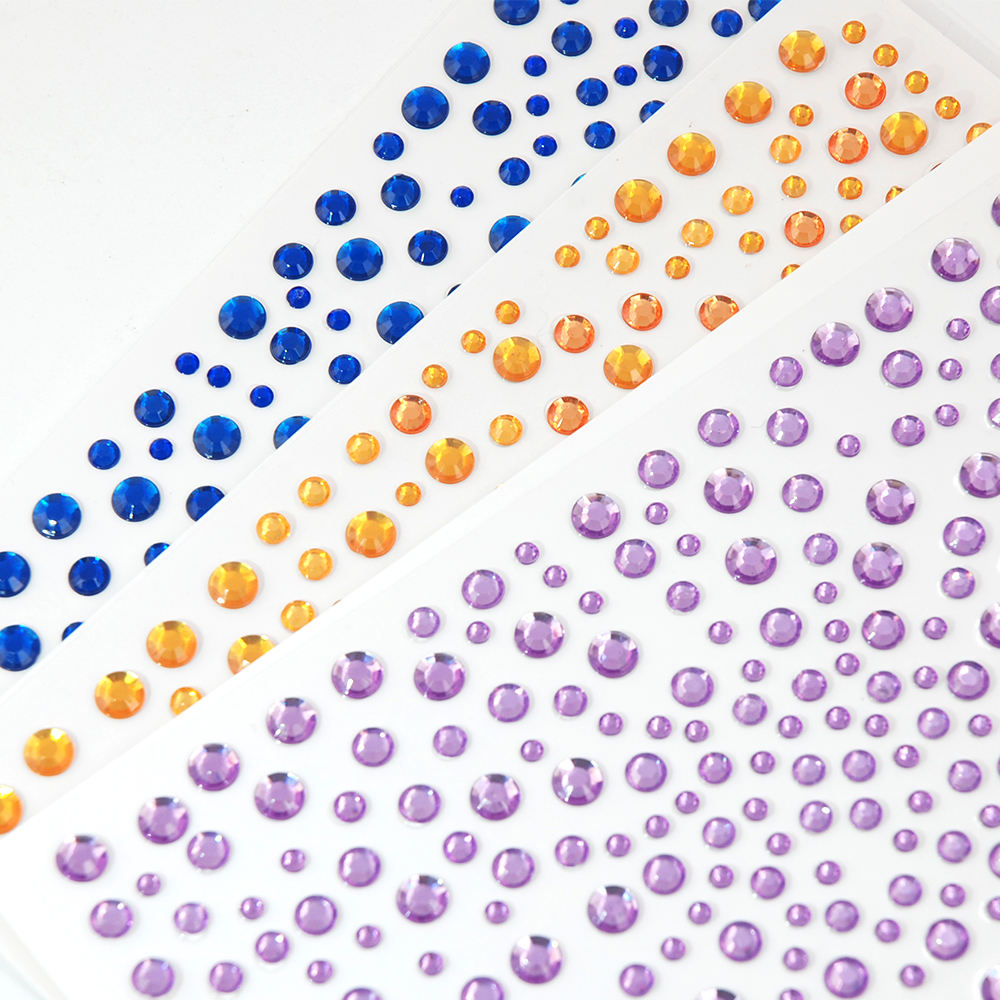 Acrylic Rhinestone Decorative Beans