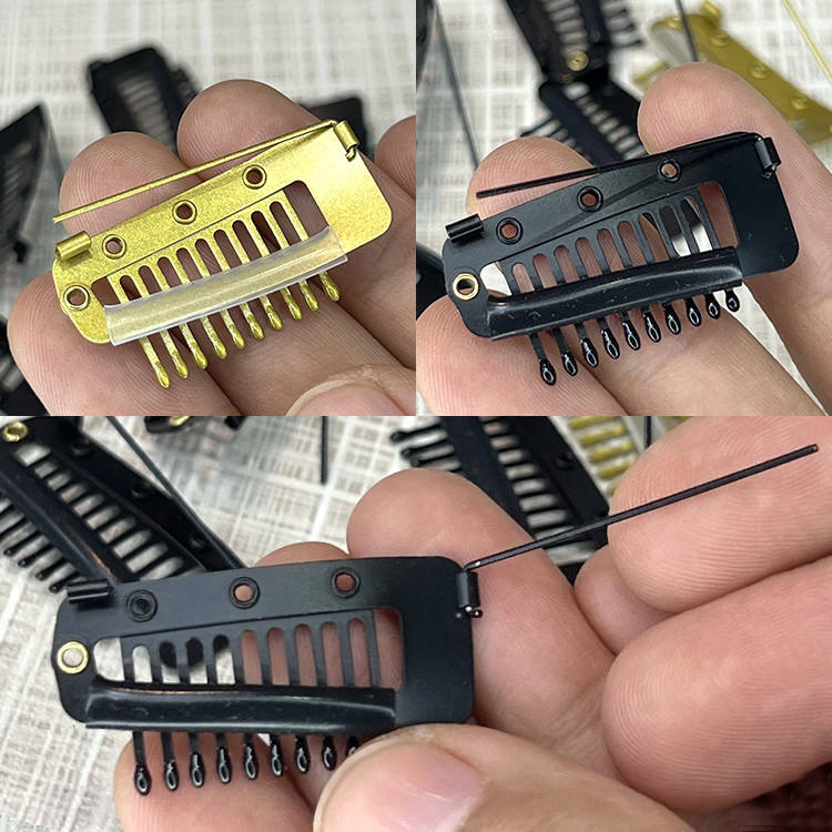 Metal Snap Hair Clips for Wigs & Extensions – Secure & Comfortable Hold 🌟