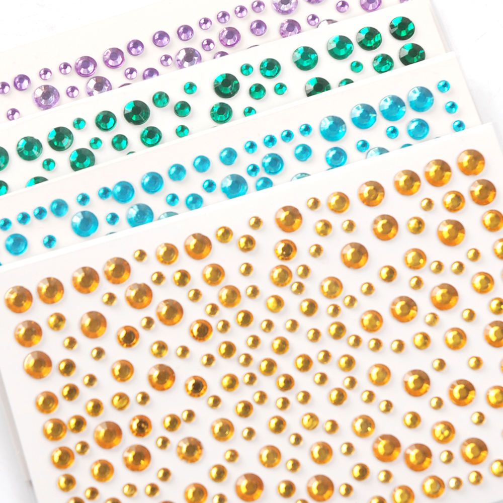 Acrylic Rhinestone Decorative Beans