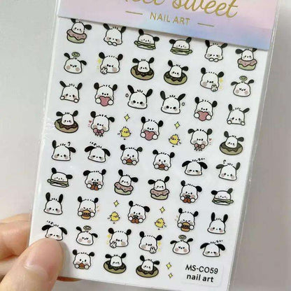 Cute Nail Decals Stickers 🧁💅