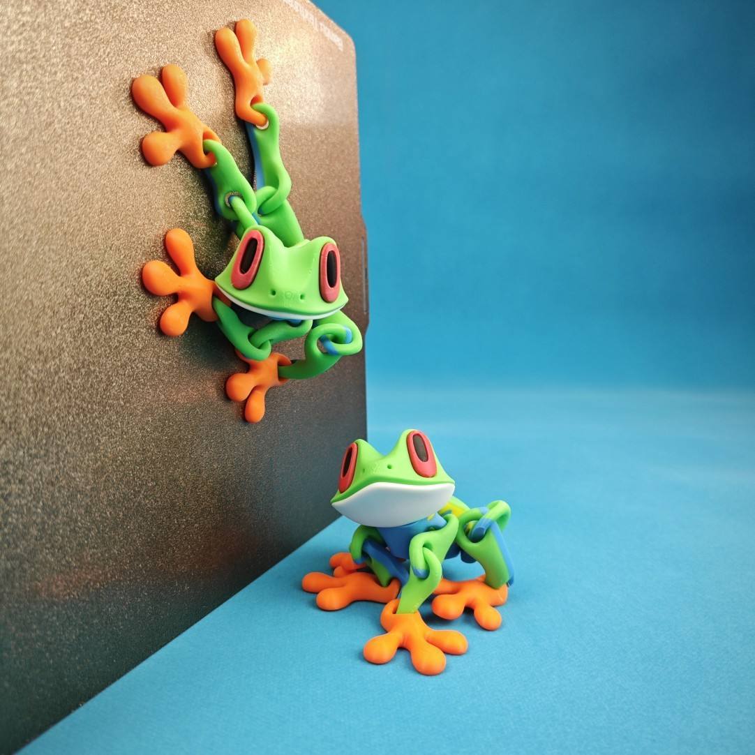 🐸3D Printed Magnet Frog Toy✨