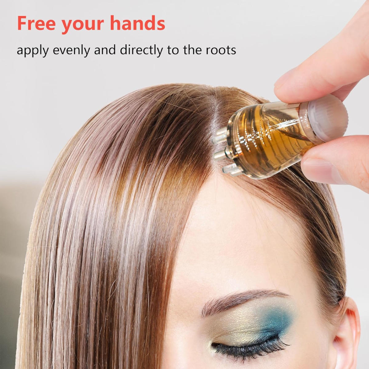 🧴Scalp Oil Applicator with Metal Rollers💧