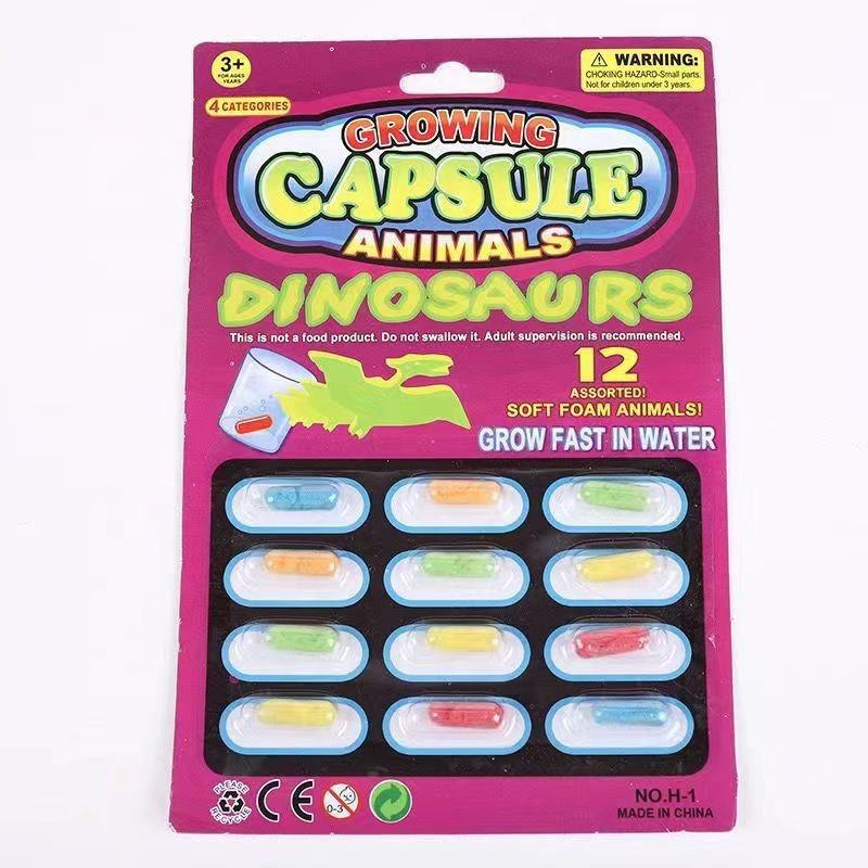 🦖 Reusable Growing Capsule Animals 🐄🐘🦕