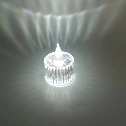 ✨💎 Crystal LED Flameless Candle Light — Elegant Glow for Any Space 🕯️🌙
