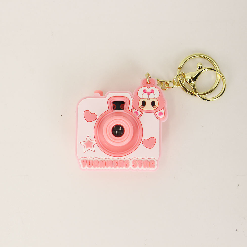 Small Camera Projector Light Keychain