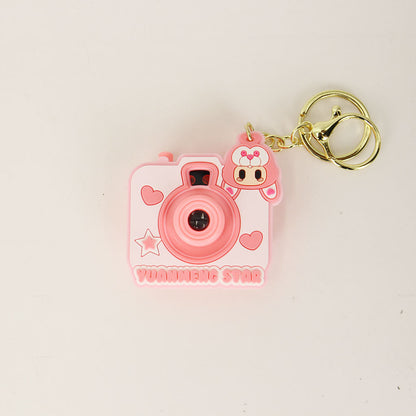 Small Camera Projector Light Keychain
