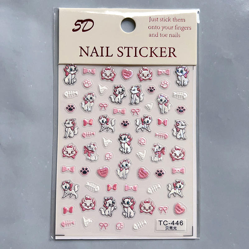 🎀 Cute Cartoon Nail Stickers 🎀