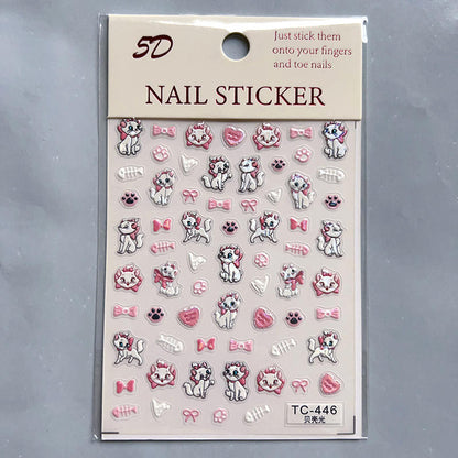 🎀 Cute Cartoon Nail Stickers 🎀
