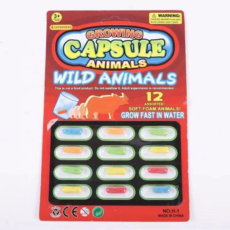 🦖 Reusable Growing Capsule Animals 🐄🐘🦕