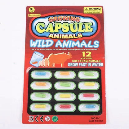 🦖 Reusable Growing Capsule Animals 🐄🐘🦕